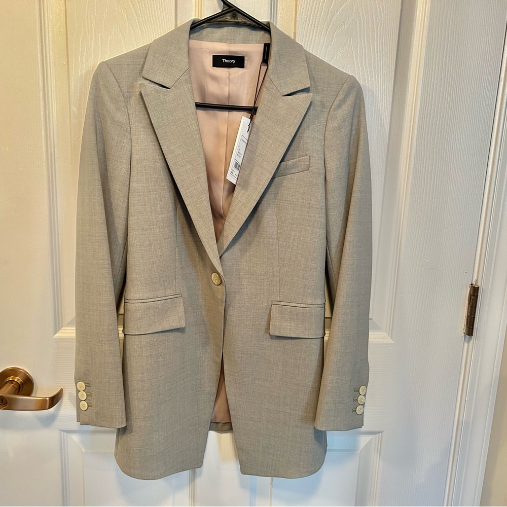 Theory Etiennette Blazer in Good Wool